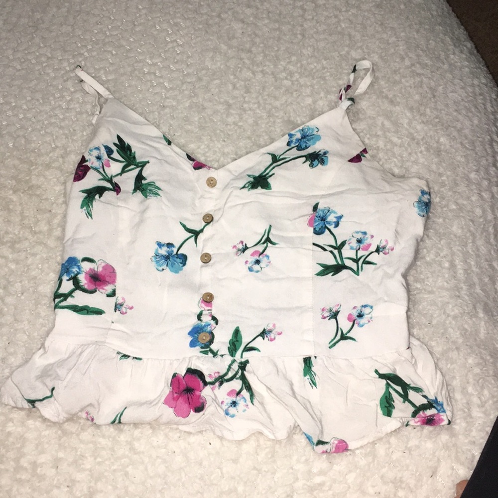 Floral crop top